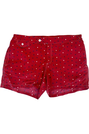 ISAIA Badeshorts mit Polka Dots
