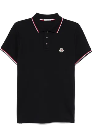 Moncler Poloshirt mit Logo-Patch