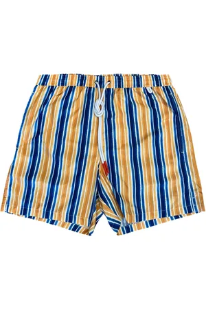 ISAIA Gestreifte Badeshorts