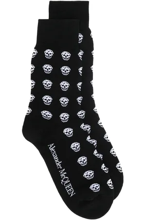 Alexander McQueen Socken mit Totenkopf