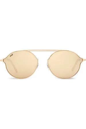 Web Sonnenbrille mit rundem Gestell