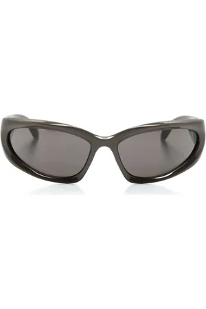 Balenciaga Sonnenbrille mit ovalem Gestell