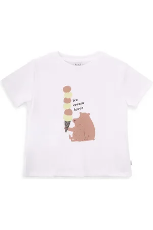 KNOT T-Shirt mit Bär-Print