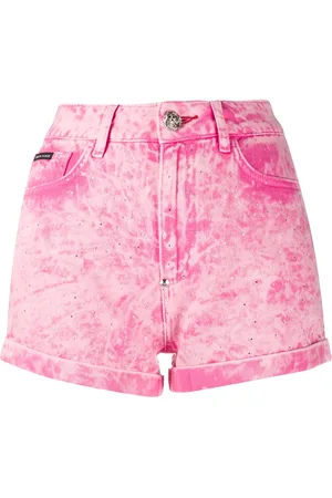 Philipp Plein Shorts mit Acid-Wash-Effekt