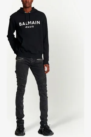 Balmain Hoodie mit Logo-Print