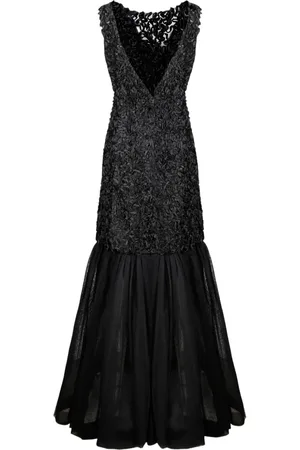 Alberta Ferretti Abendkleid mit Rüschen