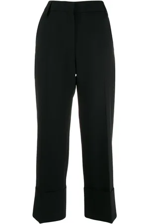 VALENTINO GARAVANI Cropped-Hose mit Falten