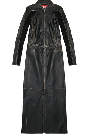 Diesel L-Tot Maxikleid aus Leder