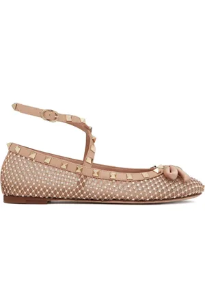 VALENTINO GARAVANI Rockstud Ballerinas mit Perlenverzierung