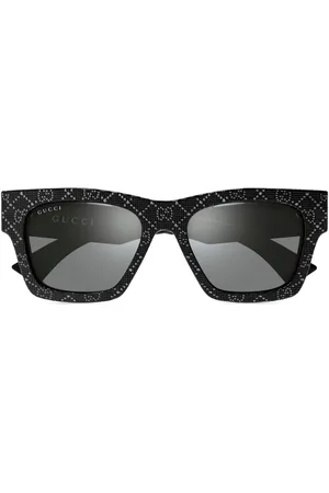 Gucci Sonnenbrille mit eckigem Gestell