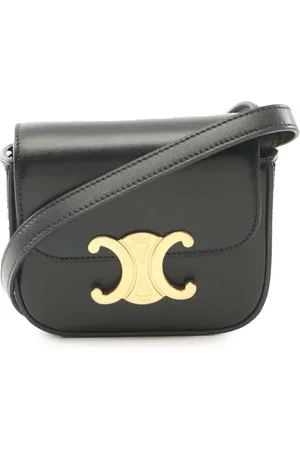 Céline 2024 mini Claude Umhängetasche aus Kalbsleder