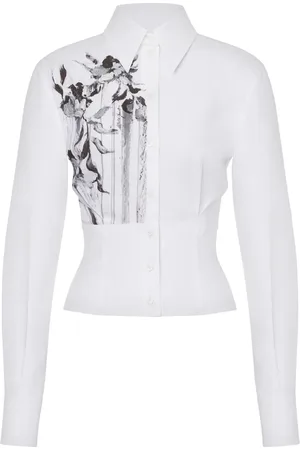 Alberta Ferretti Hemd mit Blumen-Print