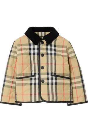 Burberry Check quilted jacket