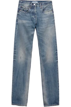 Prada Jeans mit Logo-Patch