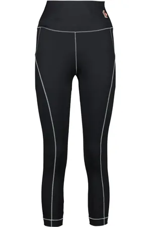 Moncler Leggings mit Logo-Patch