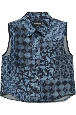 Emporio Armani Oberteil aus Denim