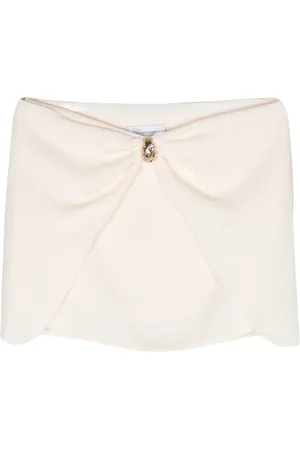 BLUMARINE Tief sitzender Minirock aus Krepp