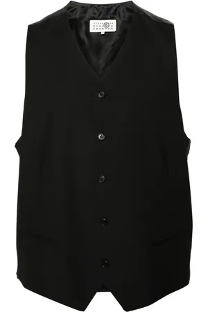 Maison Margiela Weste mit Jacquard-Nummern