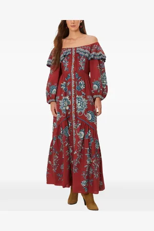 Farm Rio Schulterfreies Maxikleid