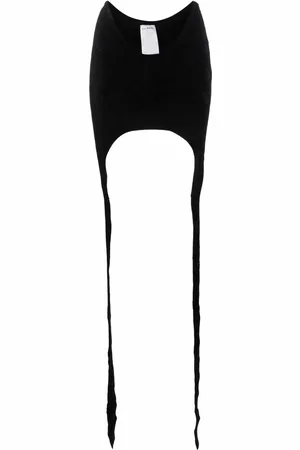 Balmain Asymmetrischer Samtrock