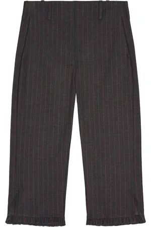 Ganni Hose mit Nadelstreifen