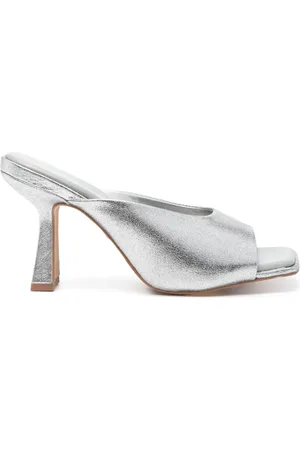 CARRANO Mules im Metallic-Look 95mm