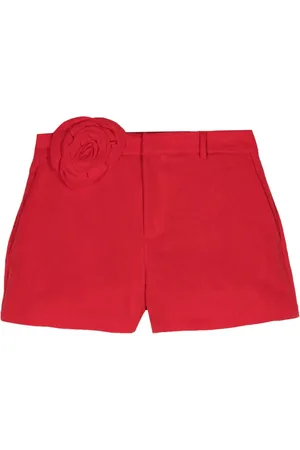 BLUMARINE Shorts mit Rosenapplikation