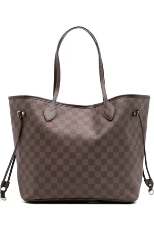 LOUIS VUITTON 2010 Damier Ebene Neverfull MM Shopper