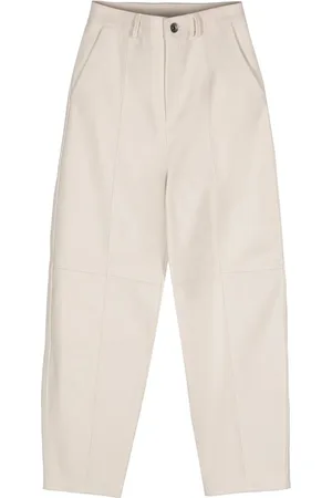 ELEVENTY Tapered-Hose aus Leder