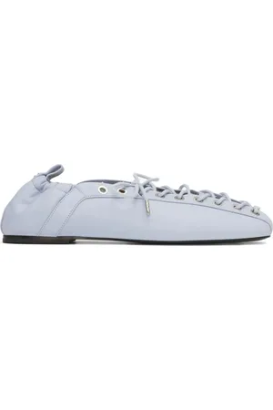 Ganni Ballerinas mit Schnürung