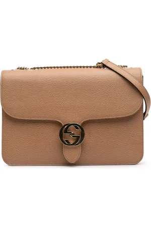Gucci 2016-2024 Medium Dollar Calfskin Interlocking G crossbody bag