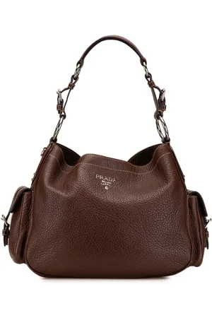 Prada 2000-2024 Vitello Daino Side Flap Pockets shoulder bag