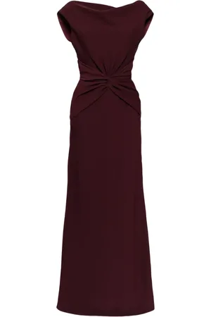 Amsale Twist Kreppkleid
