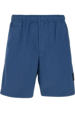 Stone Island Shorts mit Logo-Patch