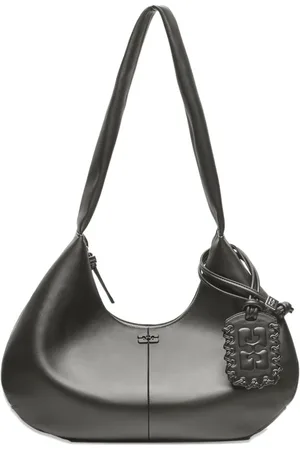 Ganni Schultertasche mit Logo-Anhänger