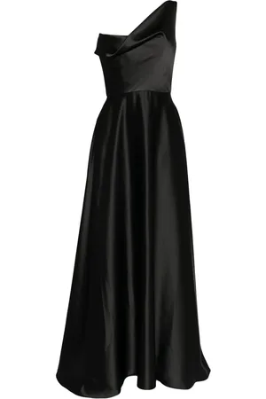 Amsale Drapierte One-Shoulder-Robe
