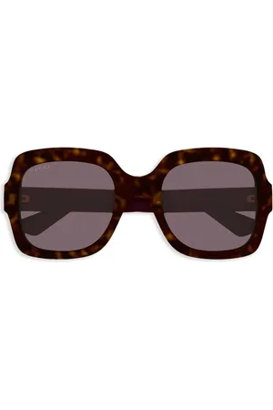 Gucci Sonnenbrille mit Oversized-Gestell