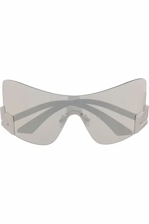 VERSACE Verspiegelte Oversized-Sonnenbrille