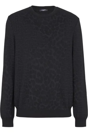 Balmain Pullover mit Leoparden-Print
