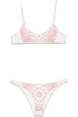 The Attico Bikini mit Paisley-Print