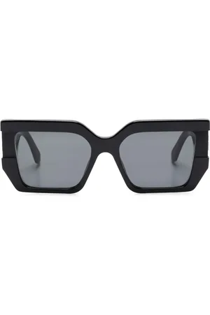 OFF-WHITE Sonnenbrille mit Logo-Schild