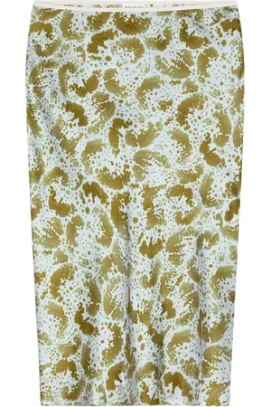 DRIES VAN NOTEN Midirock aus Seide