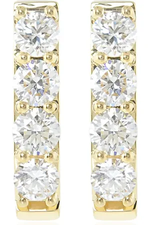 ALINKA 18kt Linka Grande Gelbgoldcreolen mit Diamanten