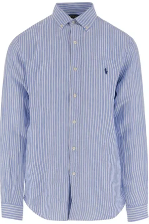 Ralph Lauren Gestreiftes Hemd aus Leinen
