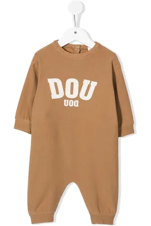 DOUUOD KIDS Strampler mit Logo-Print
