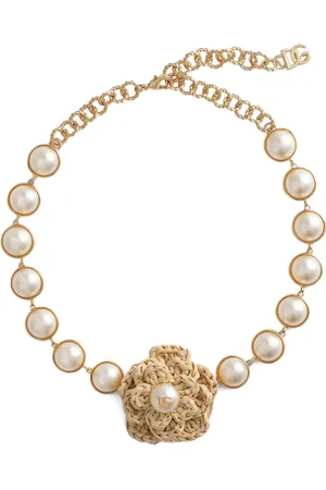 Dolce & Gabbana Halskette mit Blumenmotiv