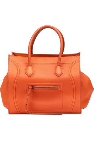 Céline 2011 mittelgroße Phantom Tote Bag aus Leder
