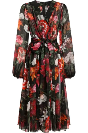 Dolce & Gabbana Midikleid aus Seide