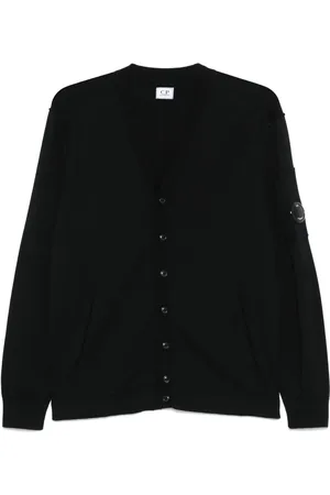 C.P. Company Cardigan mit Linsen-Detail