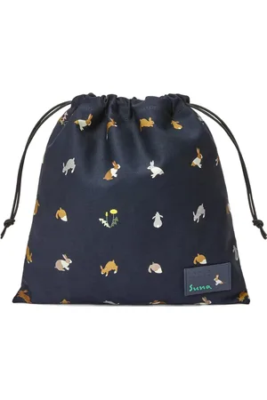 Loewe Gemusterter Beutel mit Kordelzug